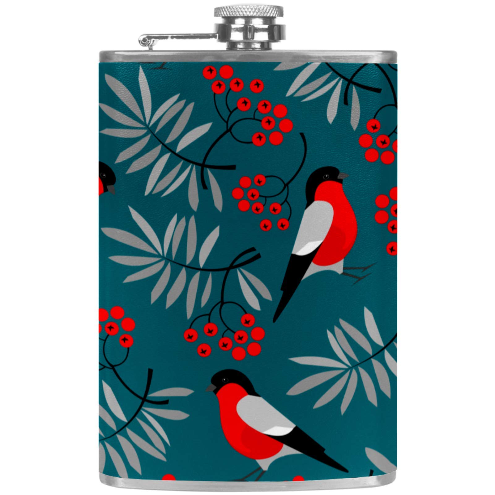 Flasque à whisky avec entonnoir pour camping pêche et bar