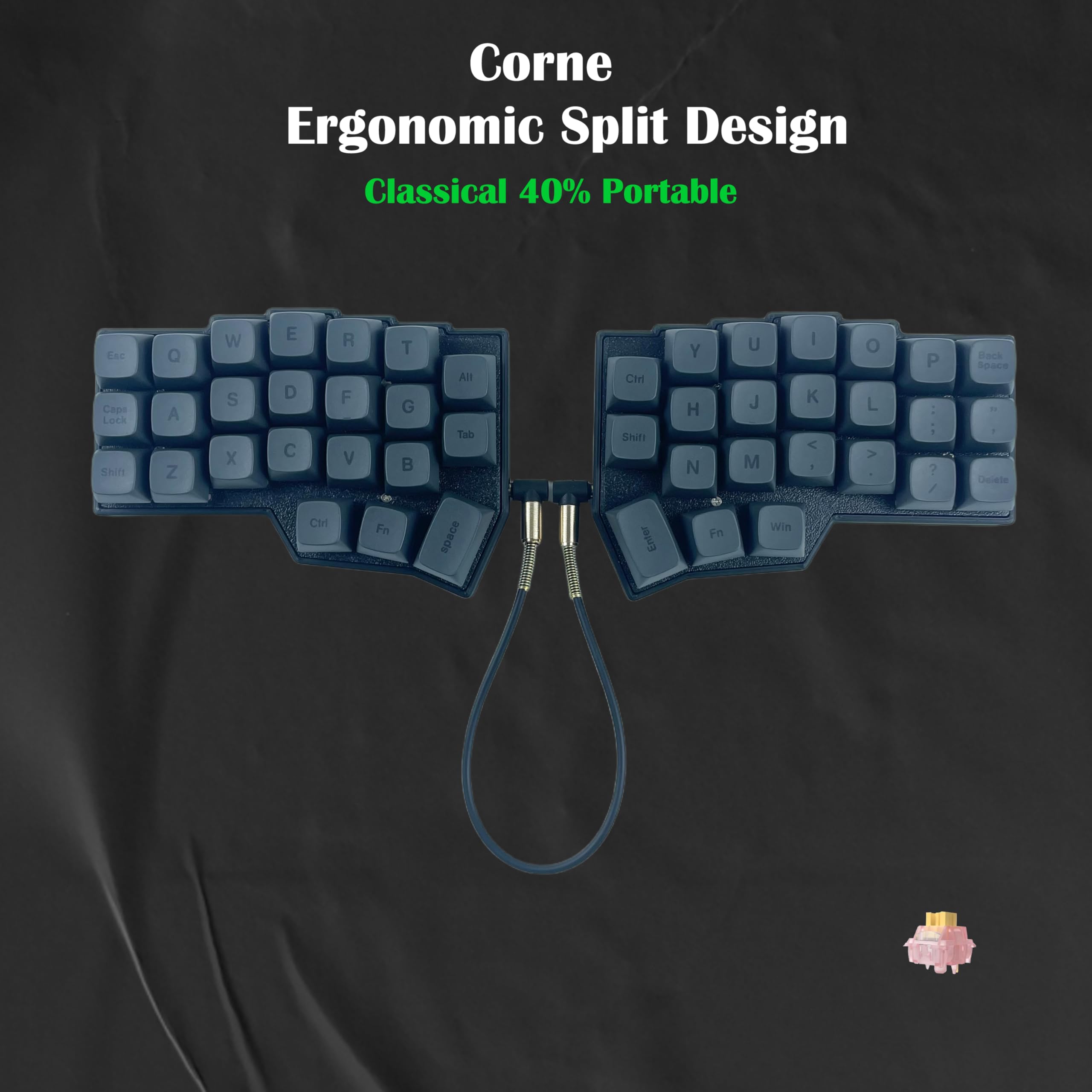Amazon | SZRKBD Corne V4.1 人間工学に基づいたスプリットメカニカル