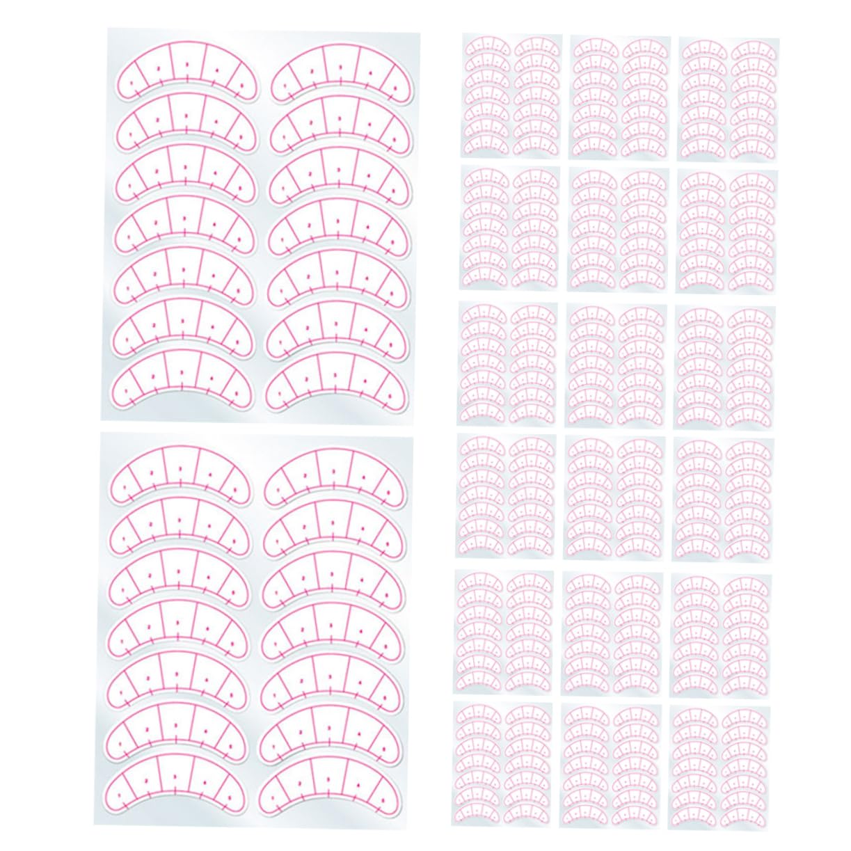 Baluue 50 Sheets Lash Adhesive Tape for Eyelash Extensions Easy Peel off Lash Tape