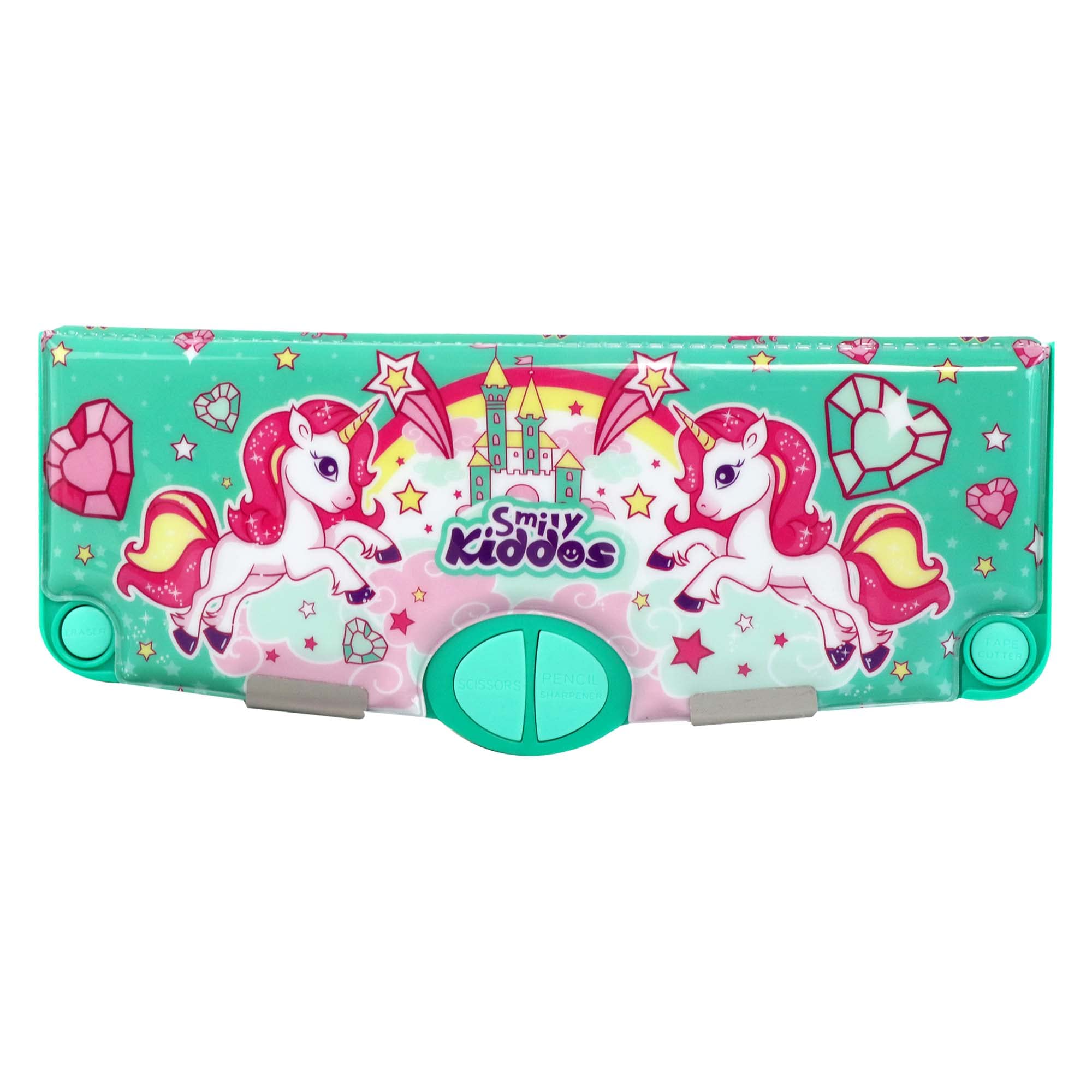 Smily Kiddos Pop Out Pencil Box - Star Unicorn Green Theme Pop Out Pencil Box Pop Out Pencil Box for Kids (B0B18JVLL5) Amazon Price History, Amazon Price Tracker