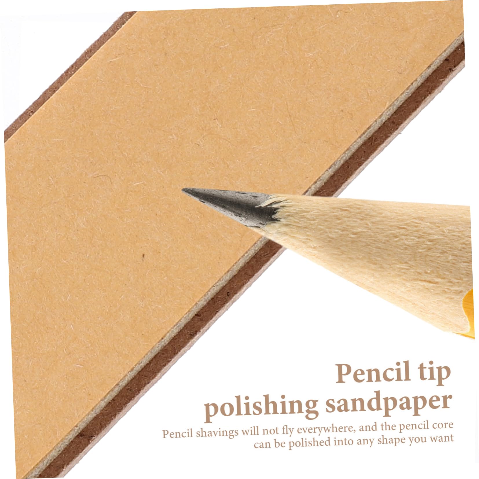 Hemobllo 5 Pièces Planche De Abrasif Pour Affûtage De Crayons