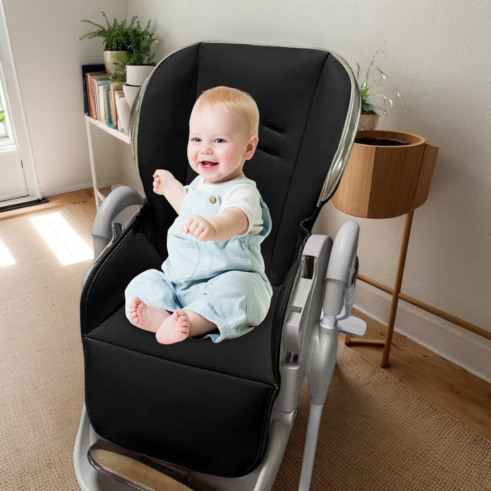 Kinderhochstuhl Lederbezug Multifunktionales Sitzkissen