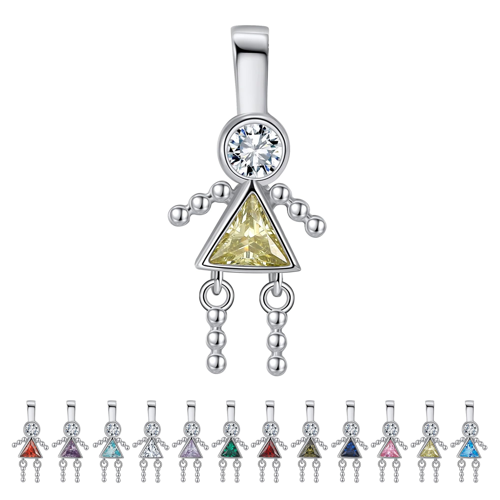 Ginger Lyne Baby Birthstone Pendant
