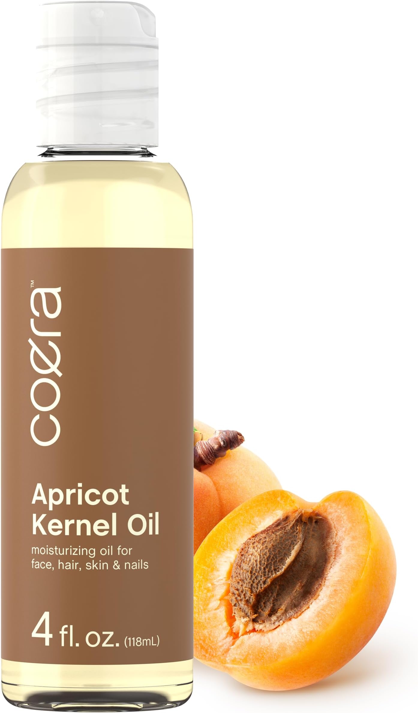 Coera Apricot Kernel Oil 4 fl oz Moisturizing Oil for