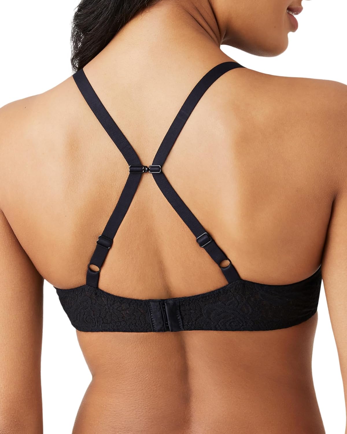 Wacoal Womens Halo Lace Unlined Mid Coverage Underwire Bra, 851205 - Image 2