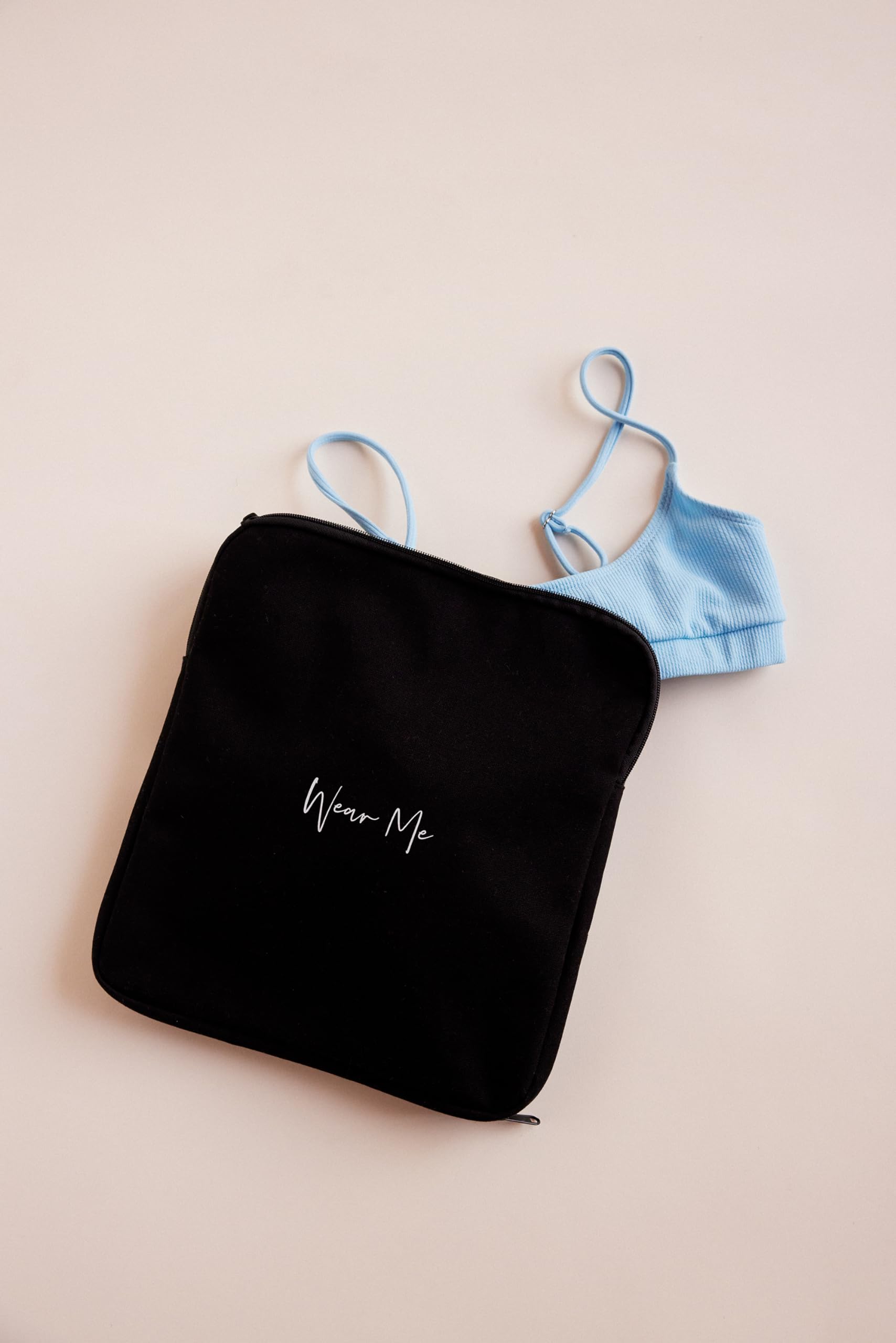 Bolsa de lavandería de viaje de dos caras/cubo de embalaje para viajes (negro)