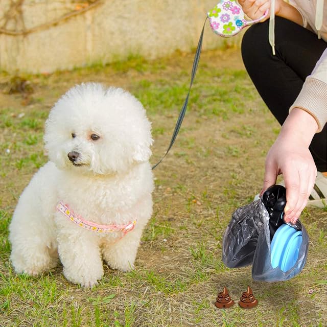 Foto 2 de 7 de Queta Dog Pooper Scooper with 6 Roll Waste Bags Small Pet Toilet Waste Pickup Poop Scoop with Pet Poop Bags
