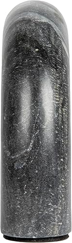 Miniatura 4 de Creative Co-Op Estante de mesa con arco de mármol, decoración de acento gris