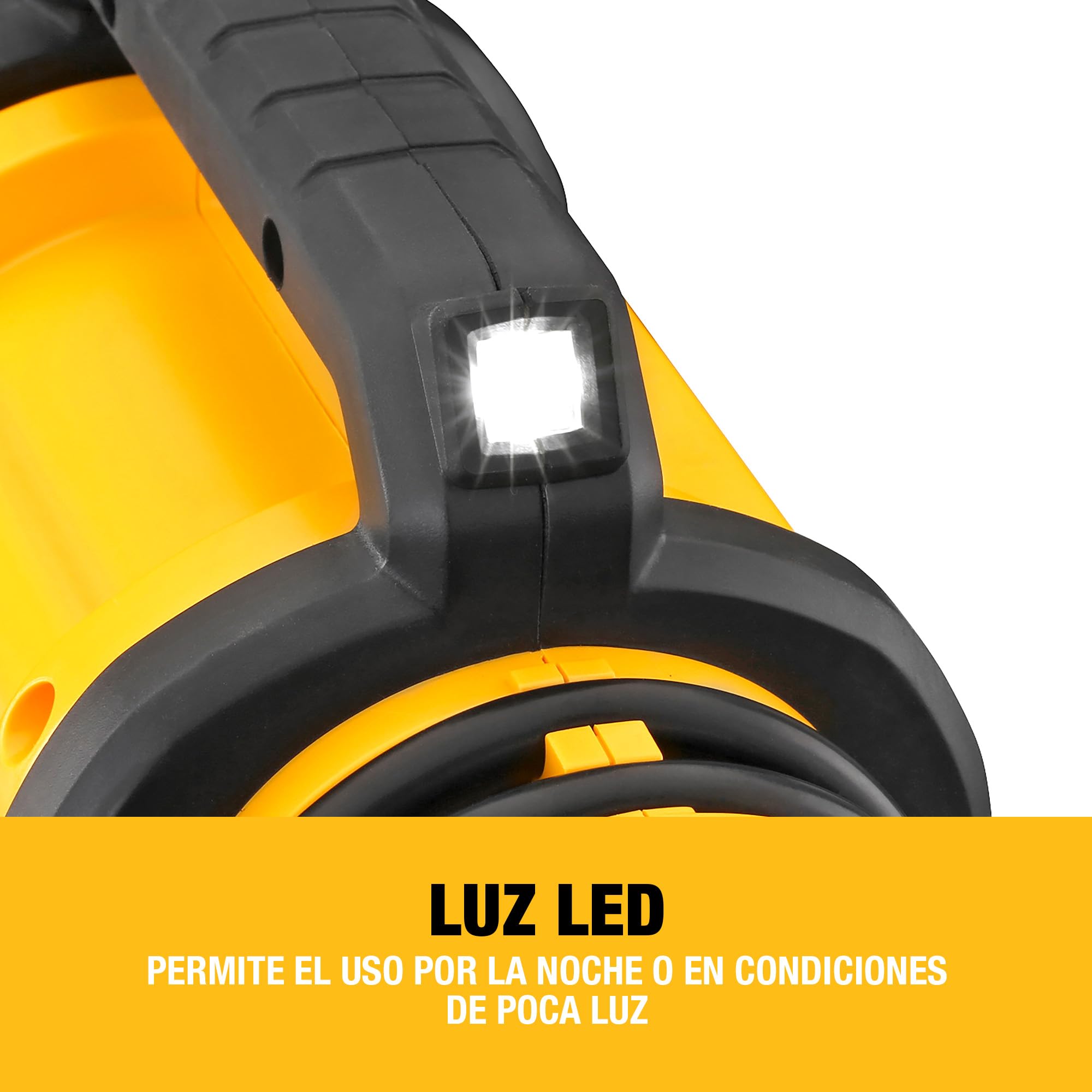 DEWALT Inflador XR 18V, con LED, 3 fuentes de alimentación, Cargador de coche 12V o red eléctrica, Presión máxima 11 Bar, Manómetro digital, Sin cargador/batería, DCC018N-XJ