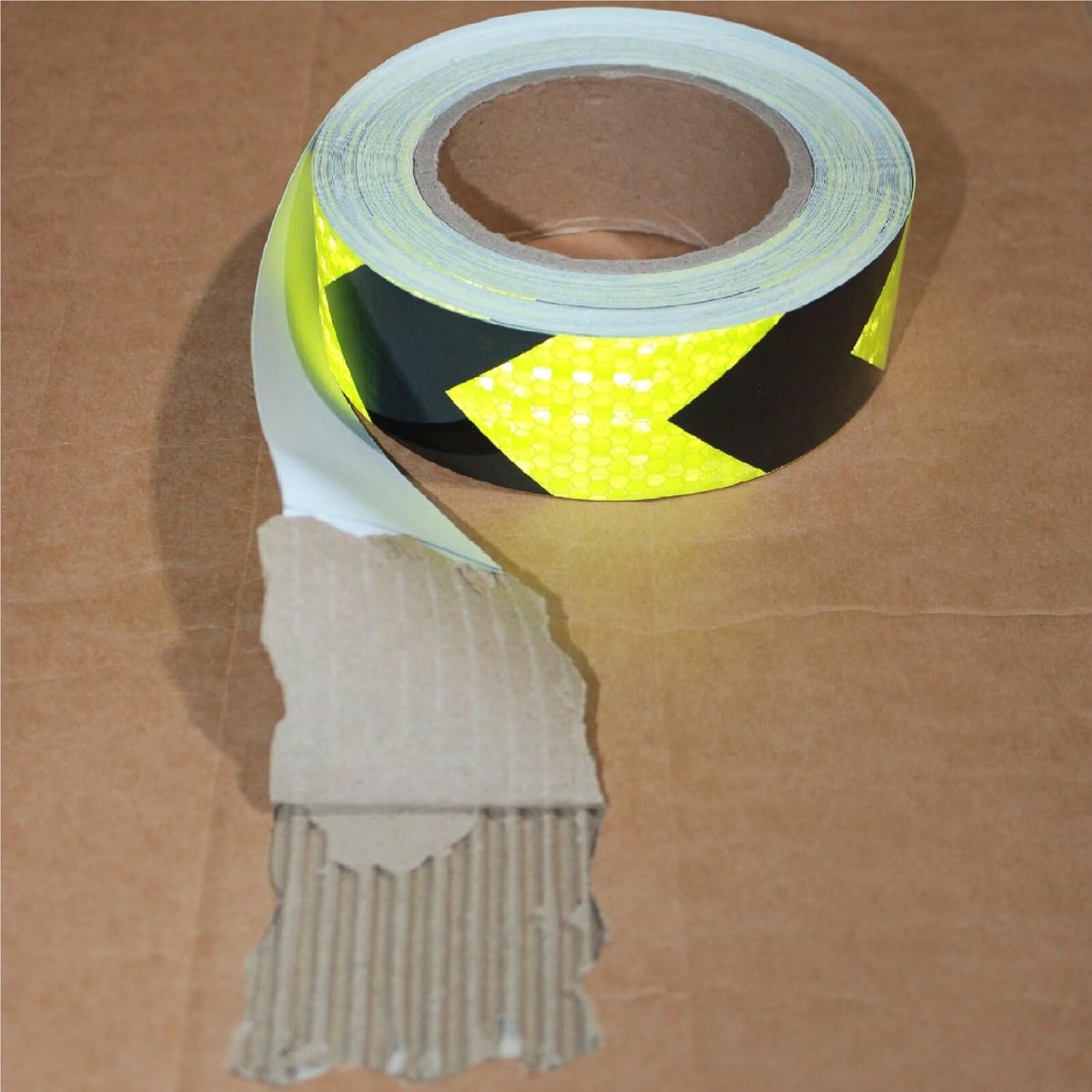 Reflective Tape Outdoor Waterproof 1 inch X 66 feet, High Visibility Hazard Conspicuity Warning Safety Industrial Marking Tape