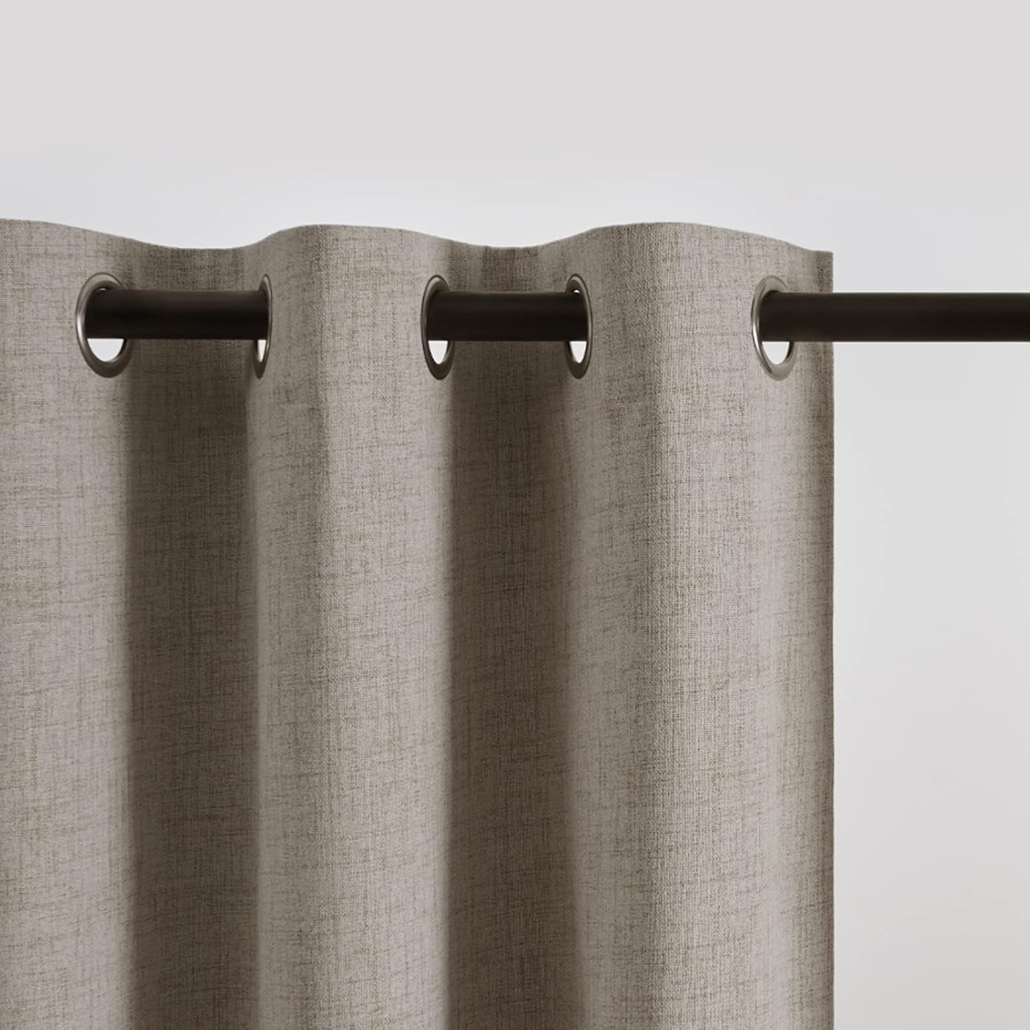 Topfinel 100 Blackout Curtains for Bedroom, Eyelets Curtains Thermal