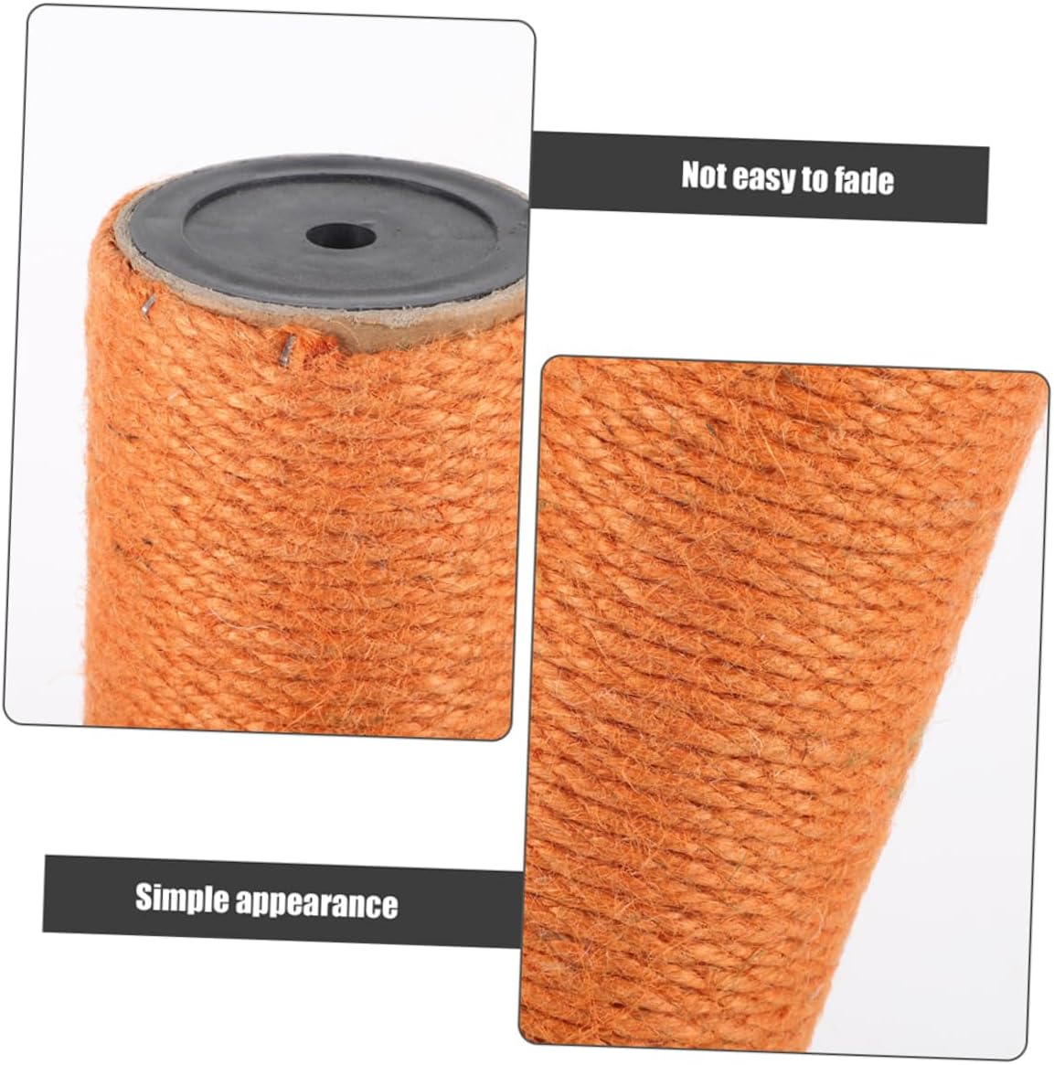 BESPORTBLE 2pcs Jute Rope Cat Scratch Post Refill Durable Wear-Resistant Kitten Scratcher Lovely Climbing Stand for Indoor Cats Height Safe Strong Design