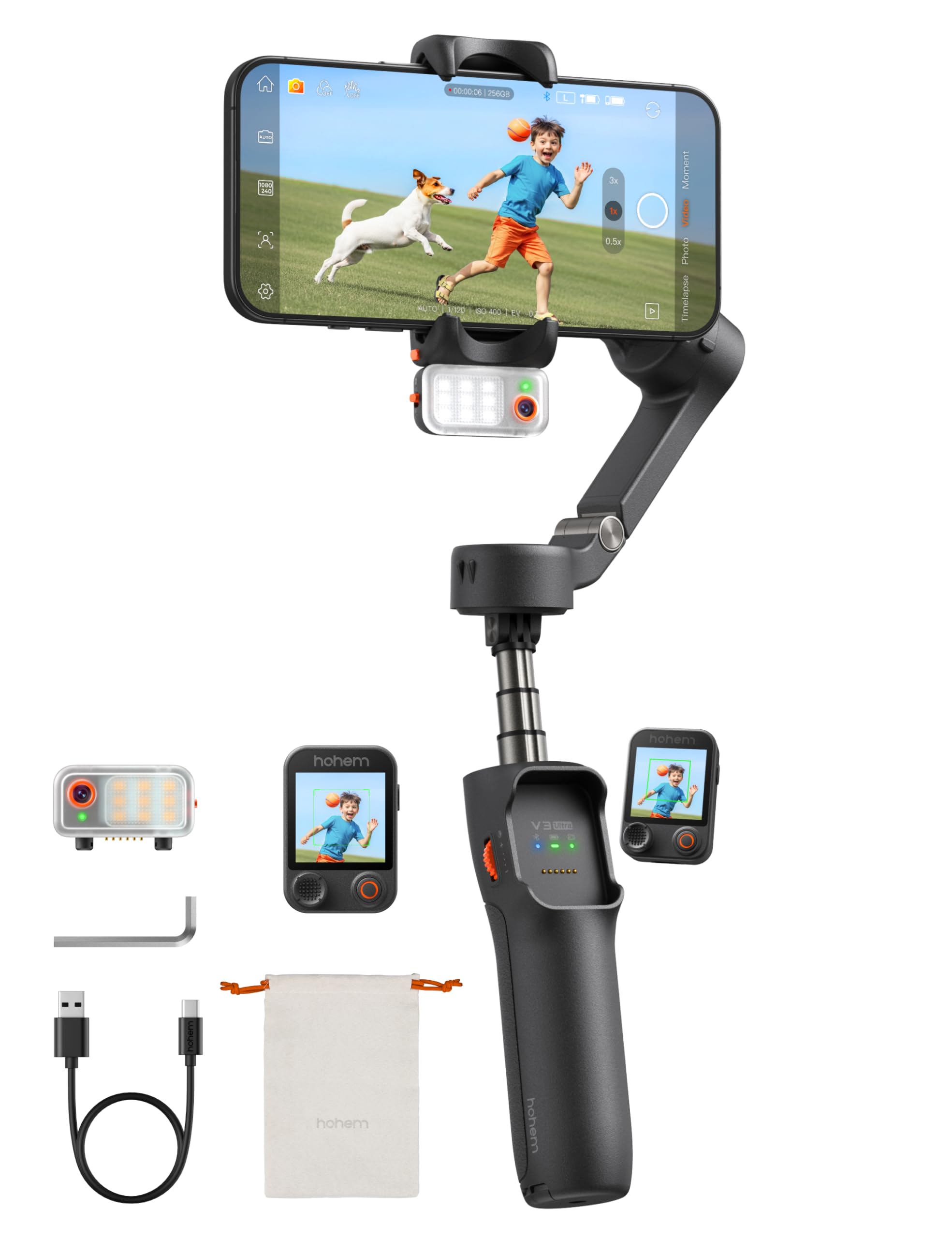 Hohem Estabilizador iSteady V3 Ultra Gimbal para iPhone