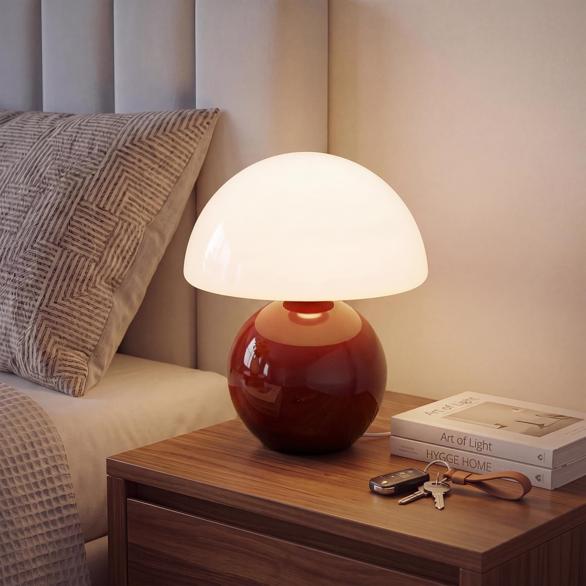 Dawnwake Wine Red Lamp