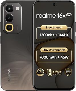 realme 16X Smartphone 7000mAh Battery (Brown, 256, GB, 6, GB)