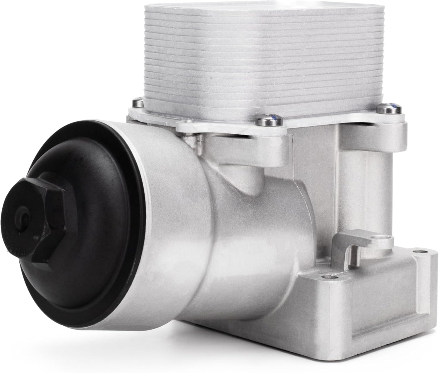 Upgraded Aluminum 03L115389C Oil Filter Housing Compatible with Volkswagen Passat Amarok, Audi A3 A4 Q3 Q3 Quattro L4 2.0L Replaces# 03L115389H 03L-115-389-H 03L115389B 03L115389G