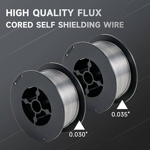 Miniatura 10 de 240A MIG Soldador Gas sin gas MIG/Lift TIG/Stick 3 en 1 Máquina soldadora portátil 110V/220V Voltaje dual con control sinérgico, pantalla digital