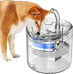 Bebedouro Gato Fonte Automática, Elétrico, Pet Cachorro Animal de Estimação, Anti Respingo de Água, Silencioso, 1,8L Dispenser Filtro Triplo