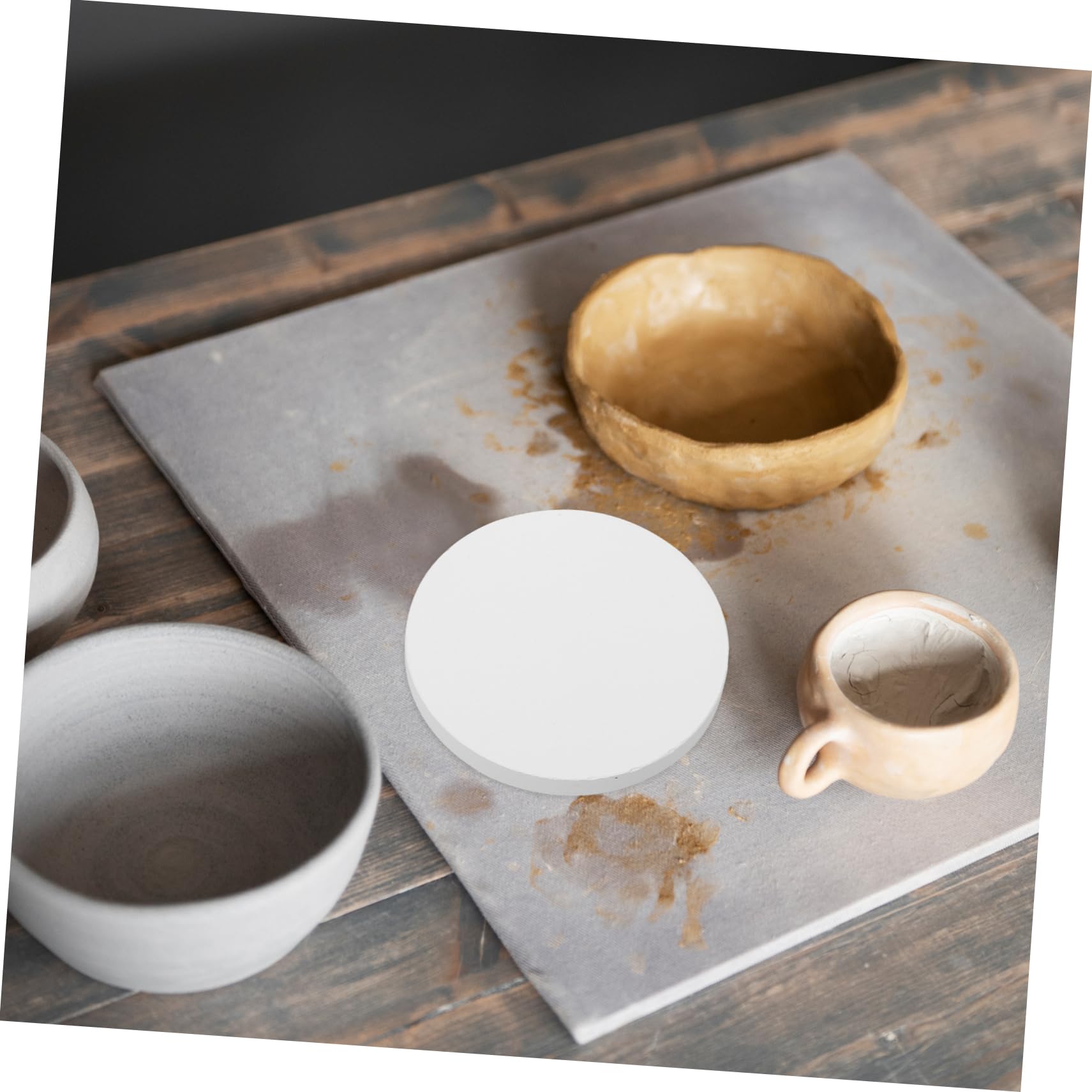 DOITOOL Reusable Ceramic Kiln Supporting Mat High Strength Oxide Refractory Support Tool for Pottery Kiln for Crafting and Projects Durable and Reliable Kiln