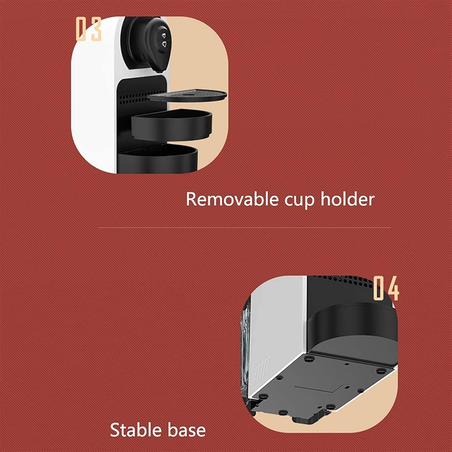 Coffee Maker Fully Automatic Coffee Machine With Grinder For Home Office Small Espresso Coffee Maker Electric Capsule Coffee Machine Coffee Machine, 20240309