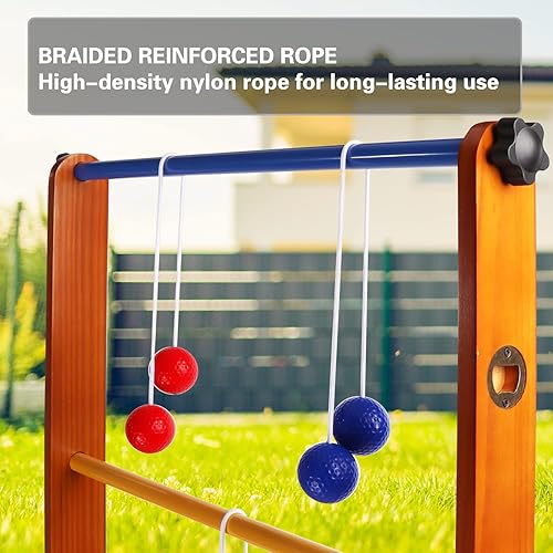 Miniatura 4 de GSE Games & Sports Expert Bola de escalera de repuesto para juego de lanzamiento, paquete de 6 bolas de calidad de torneo con pelotas de golf reales