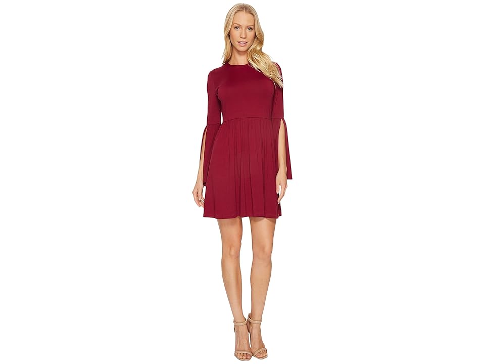 

Susana Monaco Cheri Dress (Wild Berry) Women's Dress, Burgundy