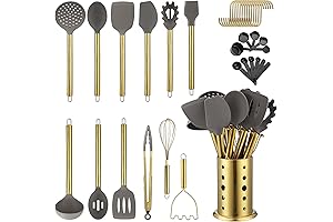 Kyraton 38-Piece Gold Cooking Utensils Set
