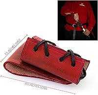 Vista 2 de Armory Replicas - Funda de daga de cuero genuino - Rana espada ajustable de inspiración medieval para armas pequeñas