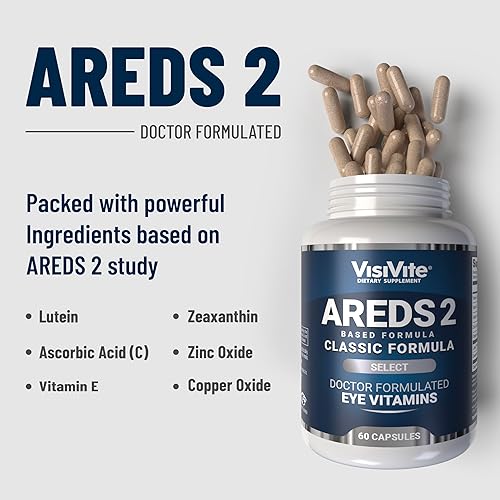Miniatura 2 de AREDS 2 Select - Vitaminas para los ojos para apoyo macular – Vitaminas para ojos con zeaxantina más luteína suplemento macular – Fórmula de salud
