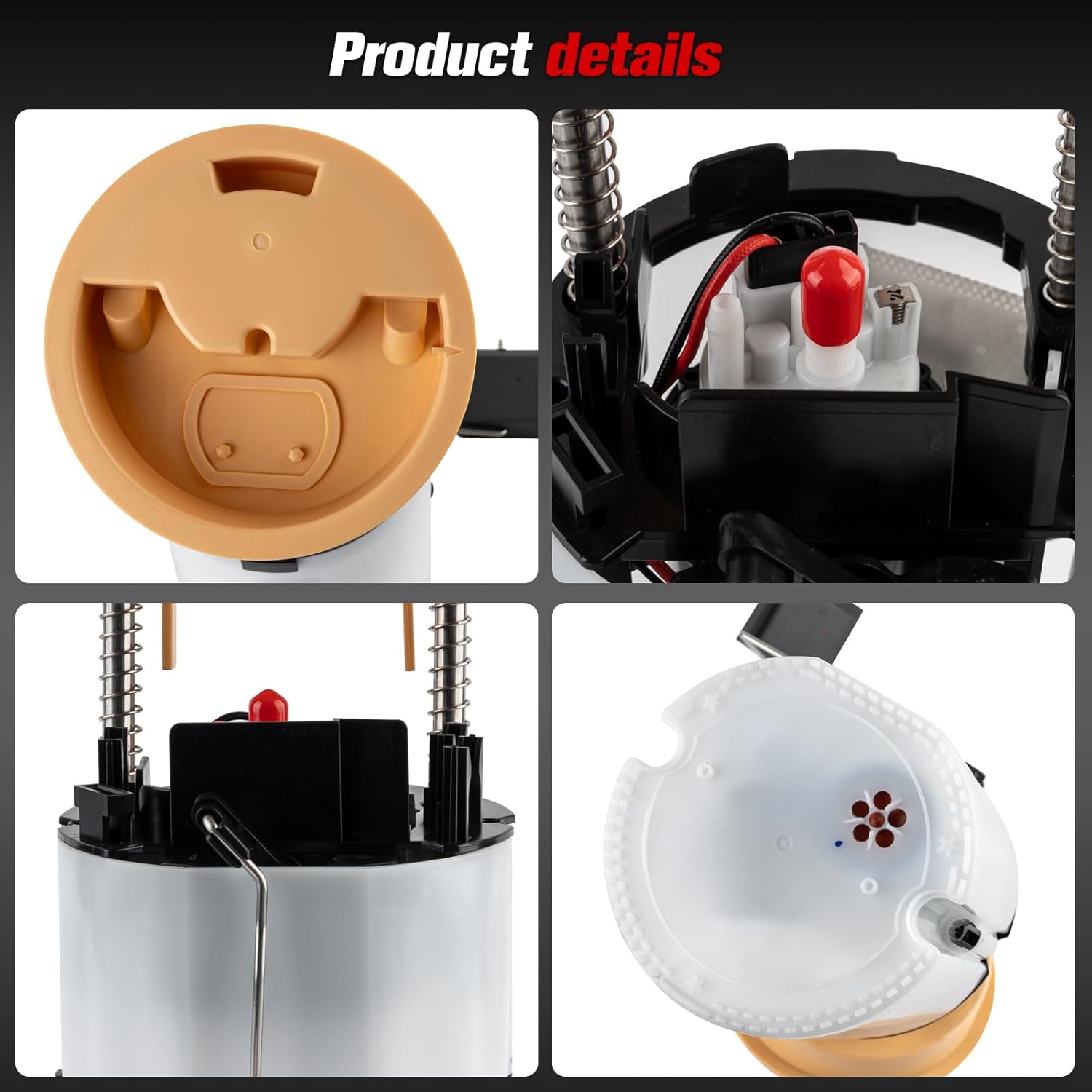 Electric Fuel Pump Module Assembly Compatible with 2003 2004 2005 Mercedes-Benz E320 2006-2009 E350 E500 CLS500 CLS550 Replace W211 E8530M B5029M 2114702994 Right Side