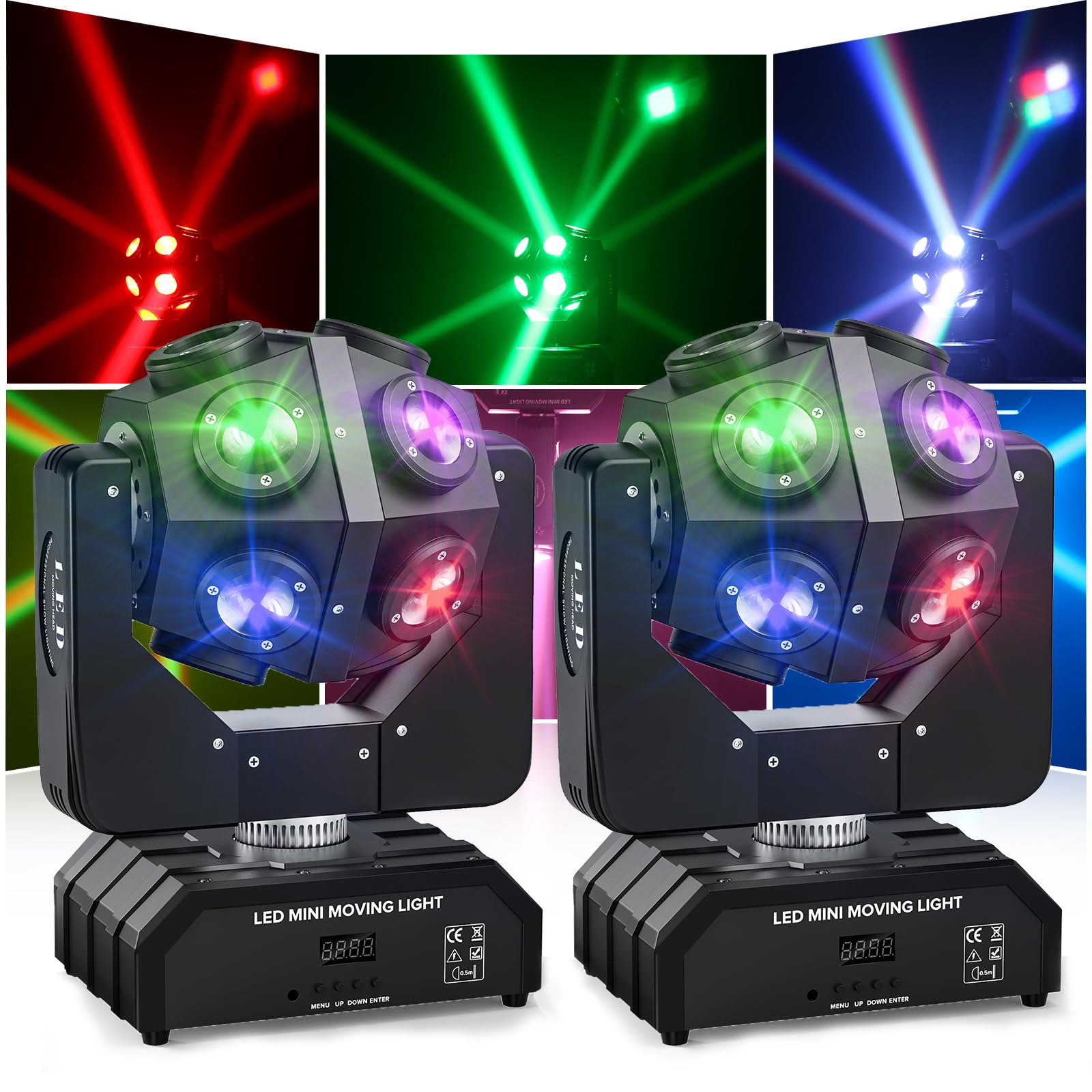 250W 3-in-1 Lyre LED Tête Mobile, 9+1 Roue De Couleur 6+1 Gobos