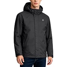 Little Donkey Andy Men's Waterproof Rain Jacket Outdoor Raincoat for Hiking | Breathable, Mesh lined, Machine washable, Lightweight for hiking, Running, travel