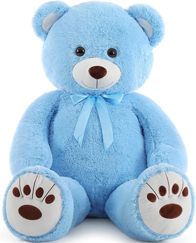 Amazon.com: MorisMos Giant Teddy Bear, 51in Life Size Cuddly Plush for ...