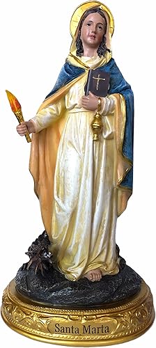 Figura de Santa Marta con estatua de dragón de 12 pulgadas, figura de Santa Marta, regalo religioso disponible en Yaxa Costa Rica