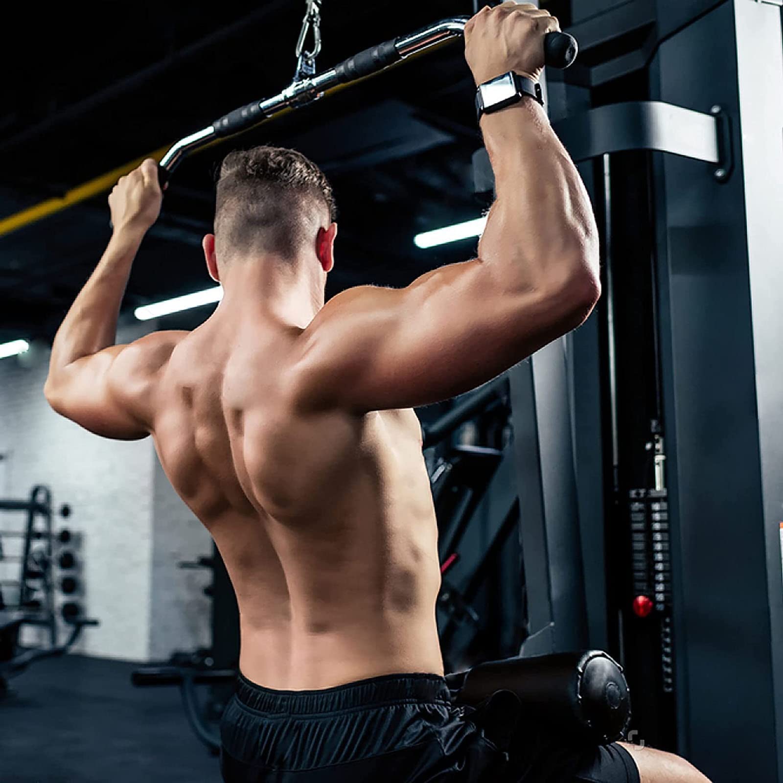 ジム品　ラットプルダウンバー Amazon | ラットプルダウンバースバンドトレーニングジムホーム