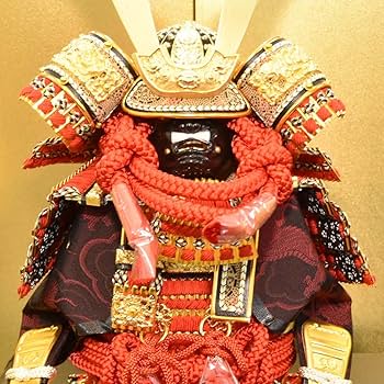 ‼️早い者勝ち‼️ 五月人形 コンパクト モダン 鎧飾り 甲冑　久月 a5f22-z010-1.jpg
