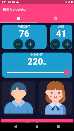 Quickly BMI Calculator