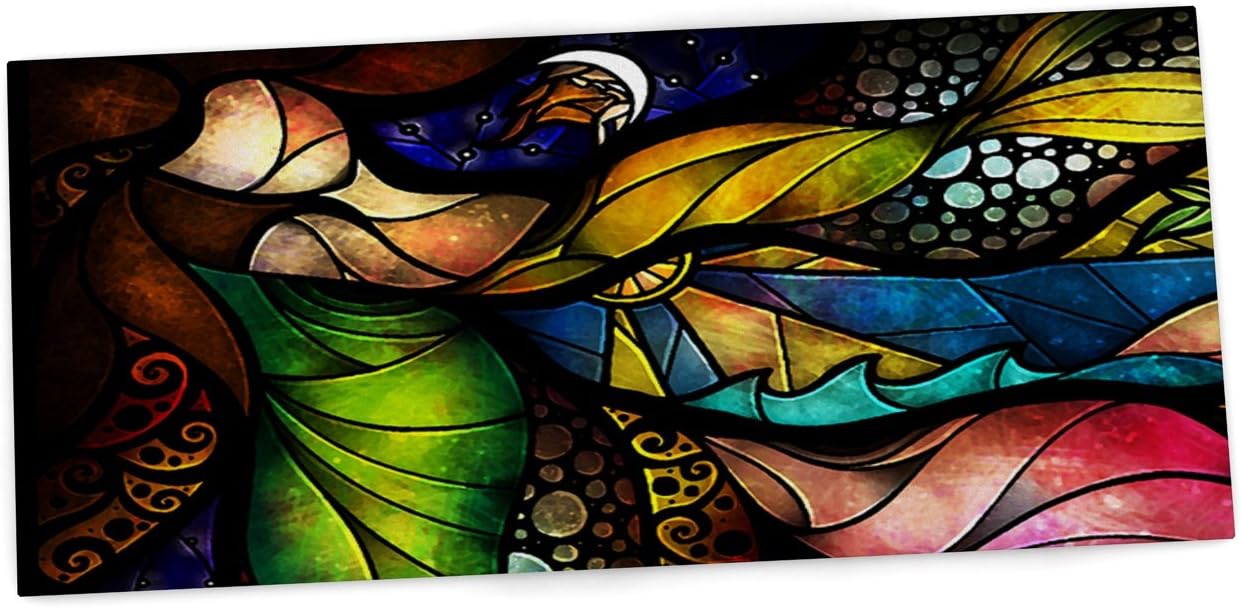 Mandie Manzano "Sleep and Awake" Office Desk Mat, Blotter, Pad, Mousepad, 13 x 22-Inches