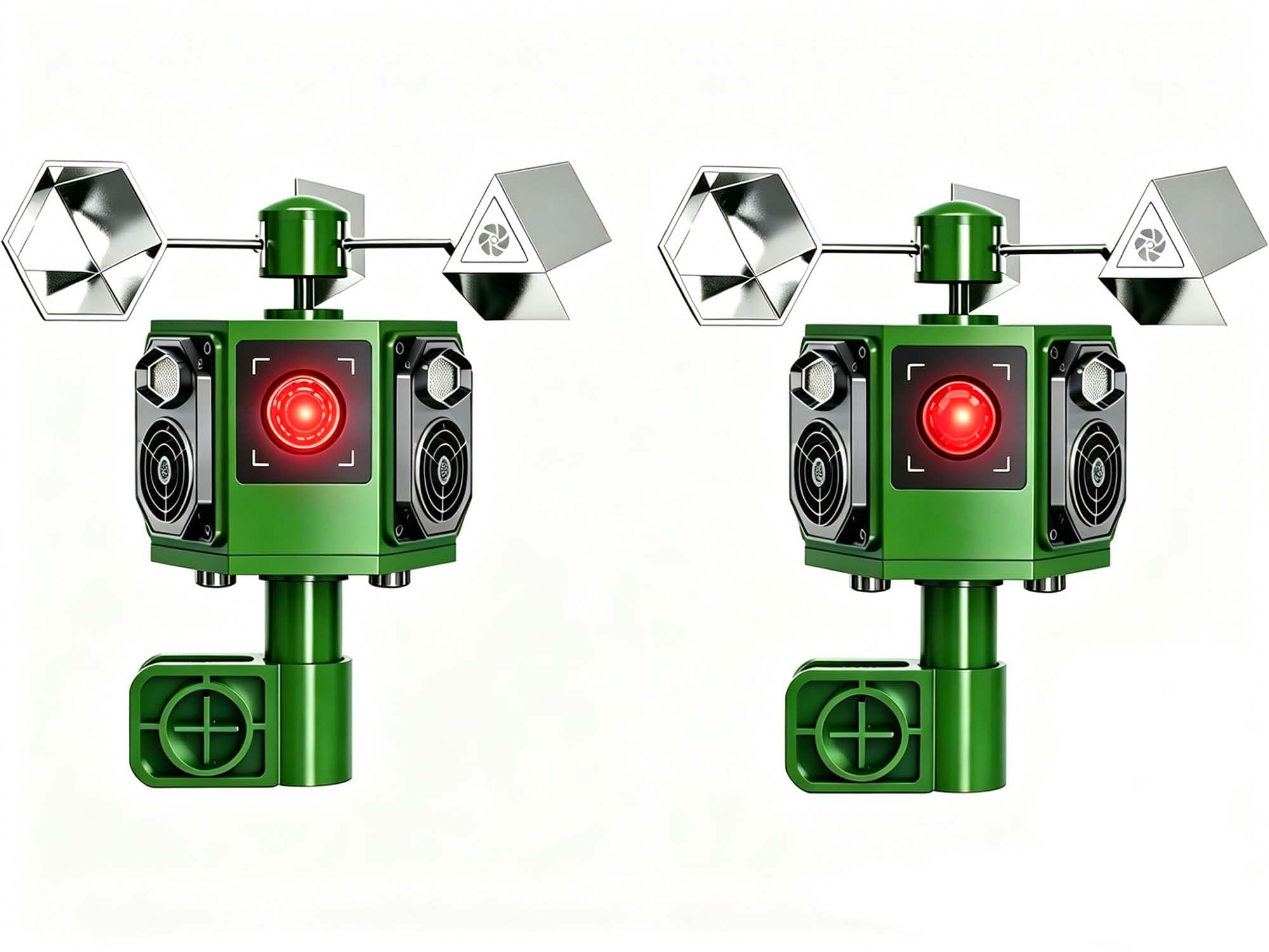 2X Repelente de Aves Solar ultrasónico para Exterior,Repelente de Palomas Reflectante para Exterior,Dispositivo Repelente de Aves de jardín con luz Intermitente