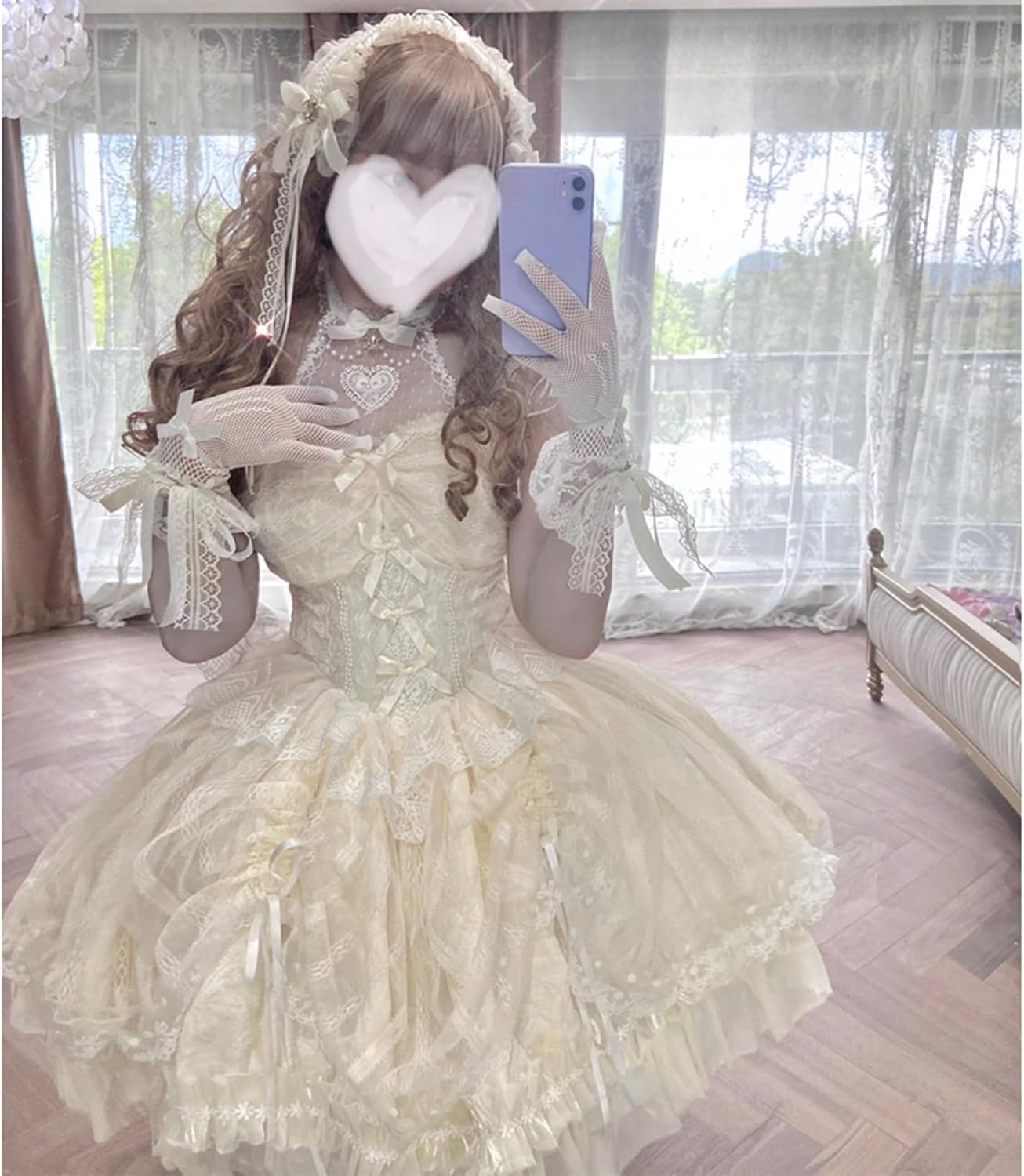 ヒステリックグラマー スカルベリー レースタンクトップ 白 HYSTERIC