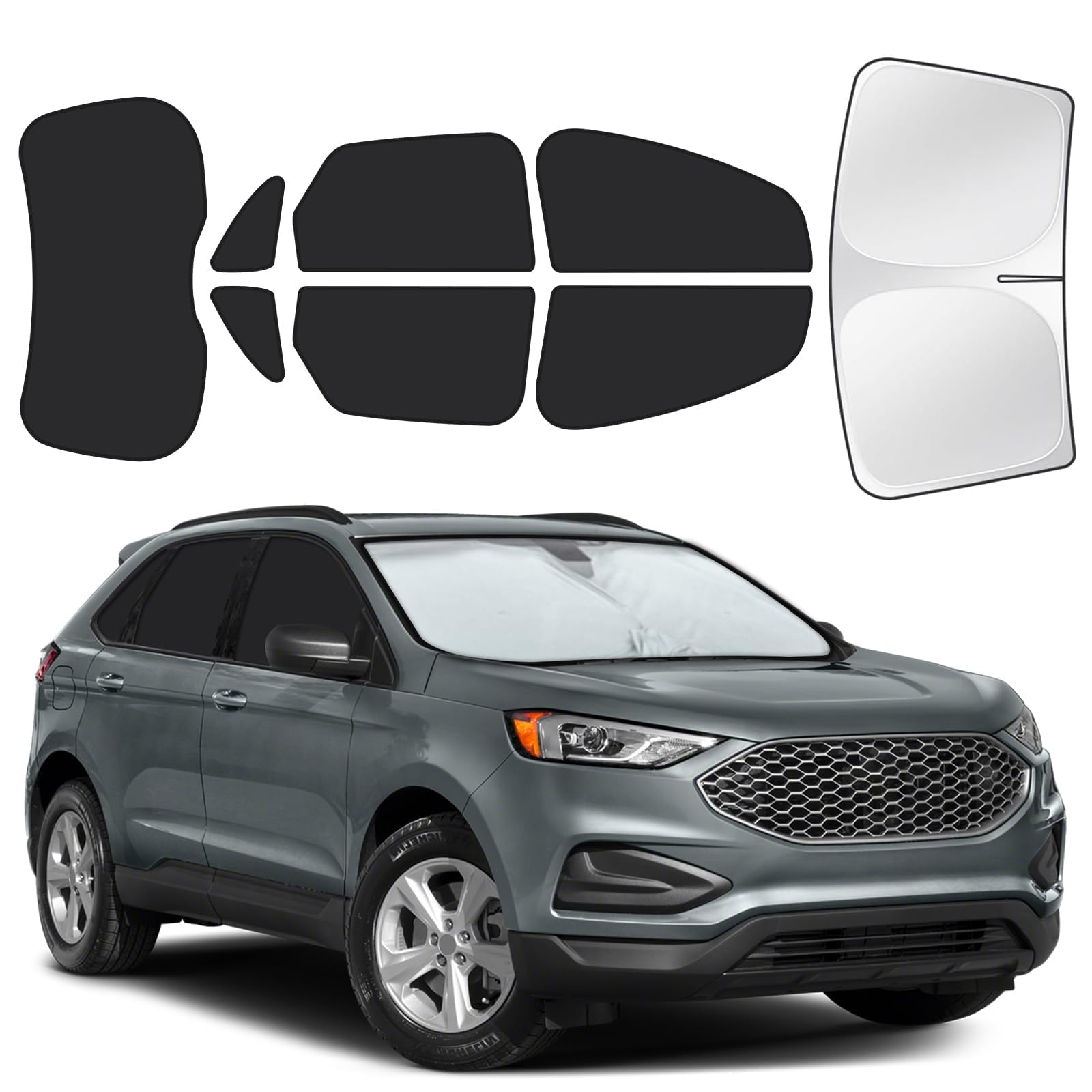 for Ford Edge 2015-2025 Car Window Shades, 8Pcs Full Window Covers