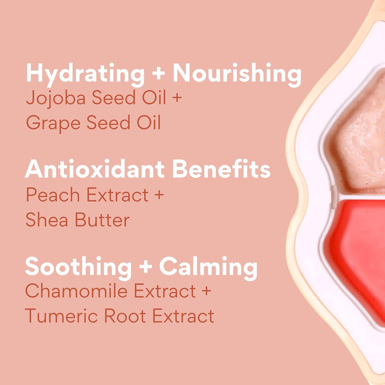 KOCOSTAR Peach Duoduo Lip Scrub and Lip Oil Cream Set | Gentle Walnut Shell Exfoliator and Jojoba Seed Oil Moisturizer for Chapped Dry Lips, Korean Lip Care Set, 1.5 oz