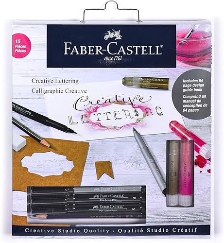 Faber-Castell Kit de letras creativas - Letras a mano para principiantes