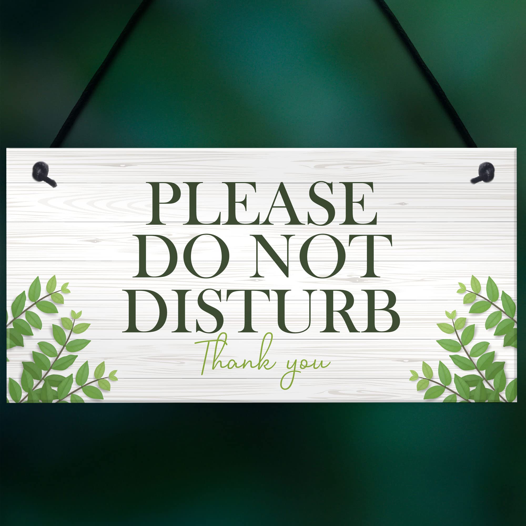 Do Not Disturb Hanging Door Sign Hotel Guest House
