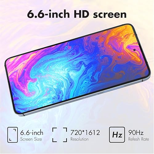 Miniatura 6 de Teléfono celular básico N20, cámara gran angular, 12 GB de RAM+128 GB de almacenamiento, pantalla HD+ de 6.6 pulgadas, 90 Hz, Dual SIM 4G