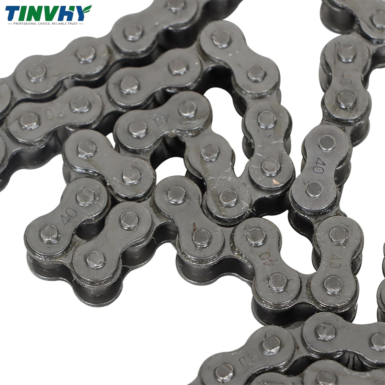 40 Roller Chain 10 Feet with 2 Connecting Links
