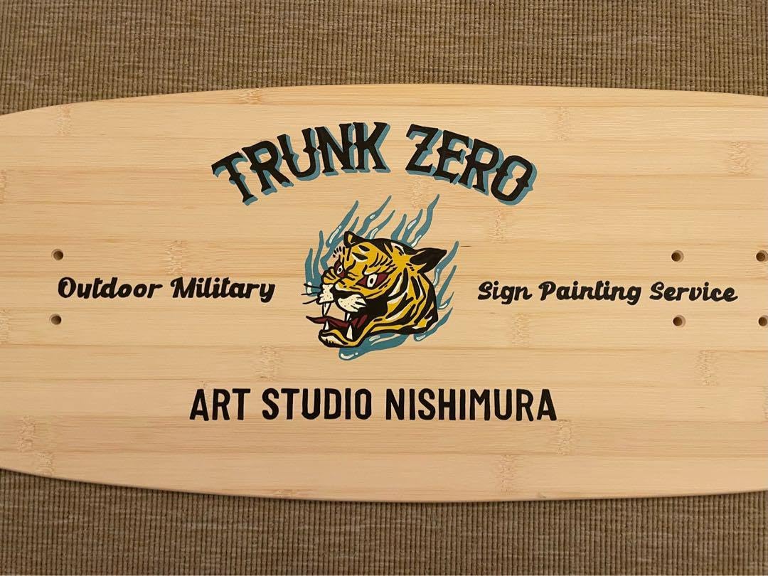 art studio nishimura × TRUNKZERO スケボーデッキ art studio nishimura × TRUNKZERO スケボーデッキ