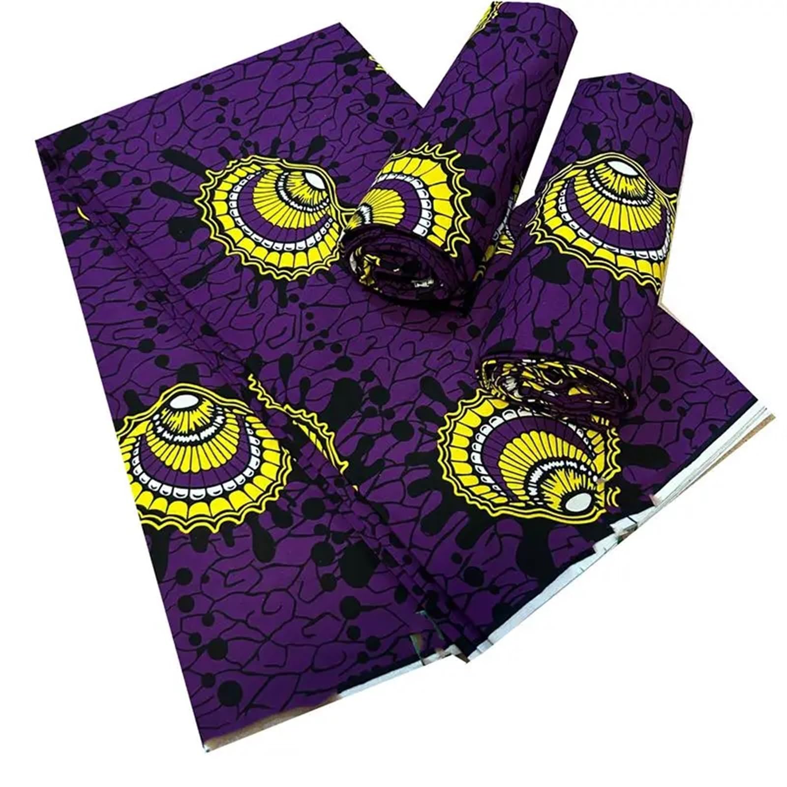 Veritable 100 % Baumwolle, weich, original afrikanisches Echtwachs-Druckstoff, nigerianischer Damen-Stil, Ankarawachs für Kleider, Pagne-Stoff zum Nähen (-31)