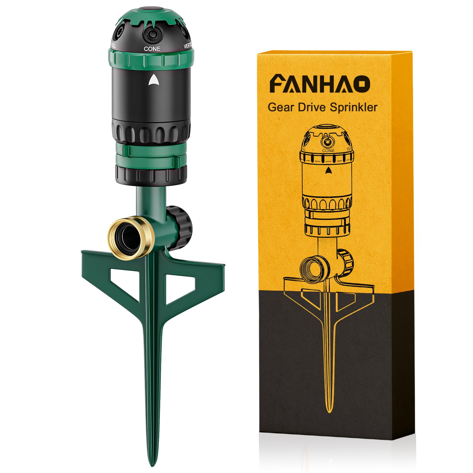 Photo 1 of FANHAO Gear Drive Sprinkler with Metal Base