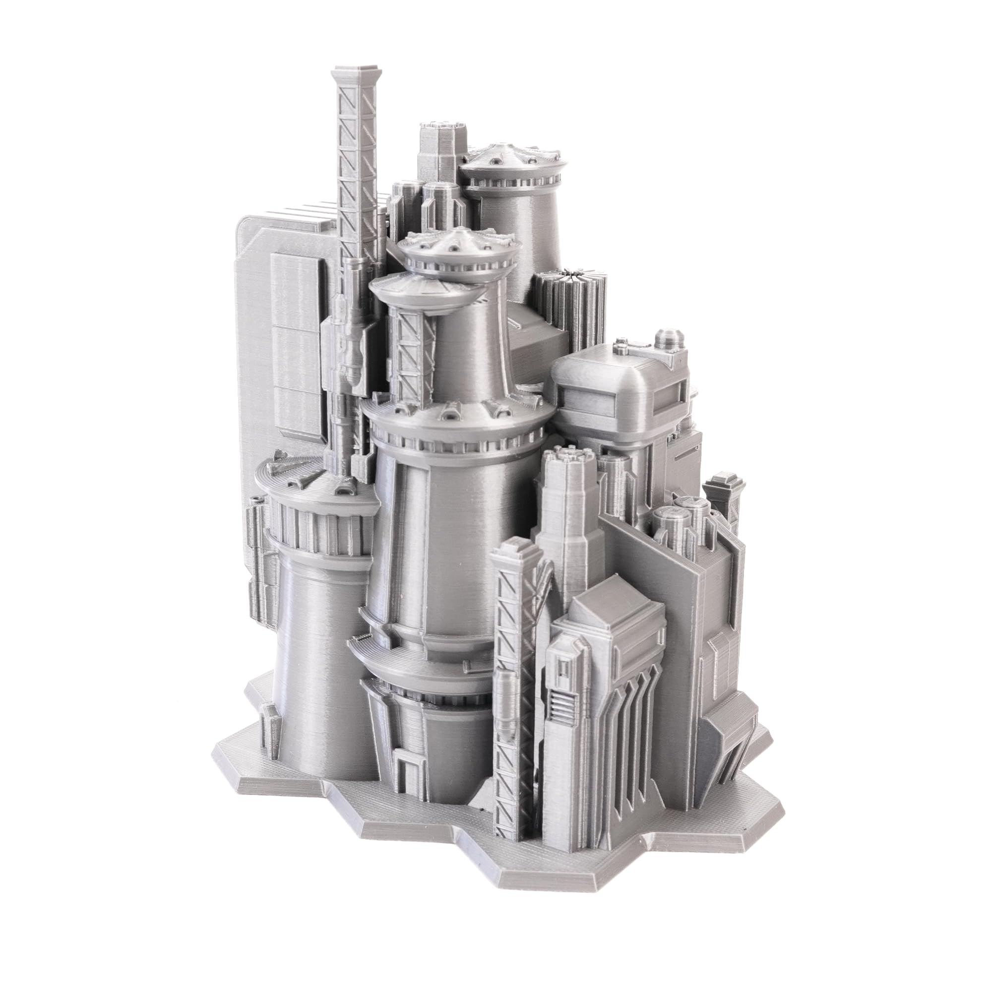 Tabletop Terrain Set Paesaggio Urbano Fantascientifico 6mm – 5 Pezzi Per Wargame (Battletech, Adeptus Titanicus)